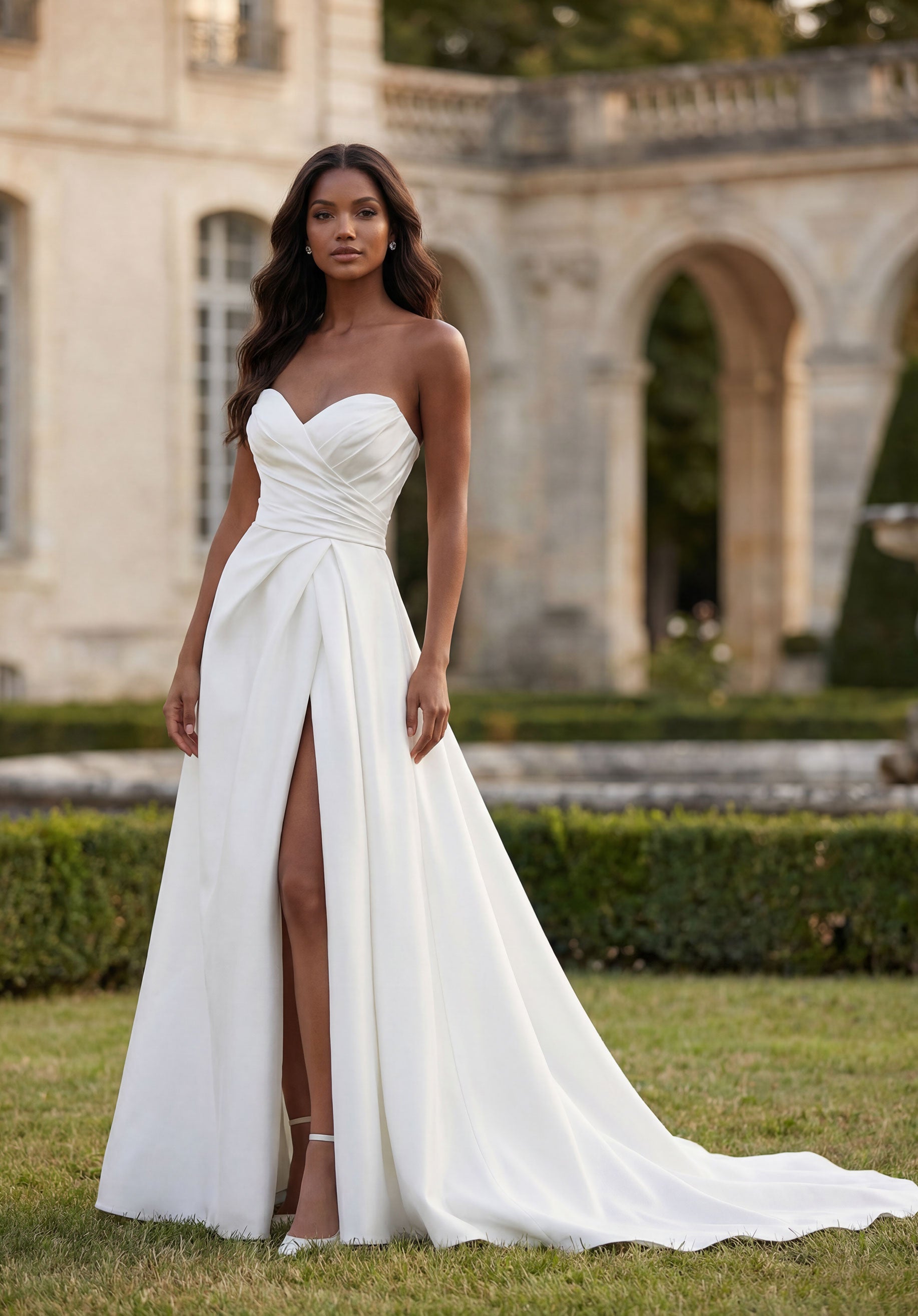 mori lee fit and flare wedding dress Jacqueline Wedding Dress