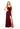 Floral Velvet Bridesmaid Dress with Skirt Slit Madeline Gardner