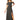 High Neck Chiffon Bridesmaid Dress with Draped Sleeves Madeline Gardner
