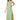 High Neck Chiffon Bridesmaid Dress with Draped Sleeves Madeline Gardner