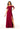High Neck Chiffon Bridesmaid Dress with Draped Sleeves Madeline Gardner