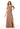High Neck Chiffon Bridesmaid Dress with Draped Sleeves Madeline Gardner