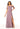 High Neck Chiffon Bridesmaid Dress with Draped Sleeves Madeline Gardner