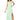 High Neck Chiffon Bridesmaid Dress with Draped Sleeves Madeline Gardner