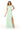 High Neck Chiffon Bridesmaid Dress with Draped Sleeves Madeline Gardner