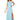 High Neck Chiffon Bridesmaid Dress with Draped Sleeves Madeline Gardner