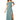 High Neck Chiffon Bridesmaid Dress with Draped Sleeves Madeline Gardner