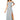 High Neck Chiffon Bridesmaid Dress with Draped Sleeves Madeline Gardner