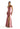 Satin Fit and Flare Bridesmaid Dress with Bow Neckline Madeline Gardner