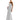 Satin Mermaid Bridesmaid Dress with Cuffed Neckline Madeline Gardner