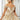 Draped Satin and Metallic Printed Tulle Quinceañera Dress