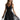 Tulle A-line prom dress with v-neckline and strappy, corset back.