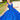 This Valencia Collection quinceañera dress is available in red and blue.
