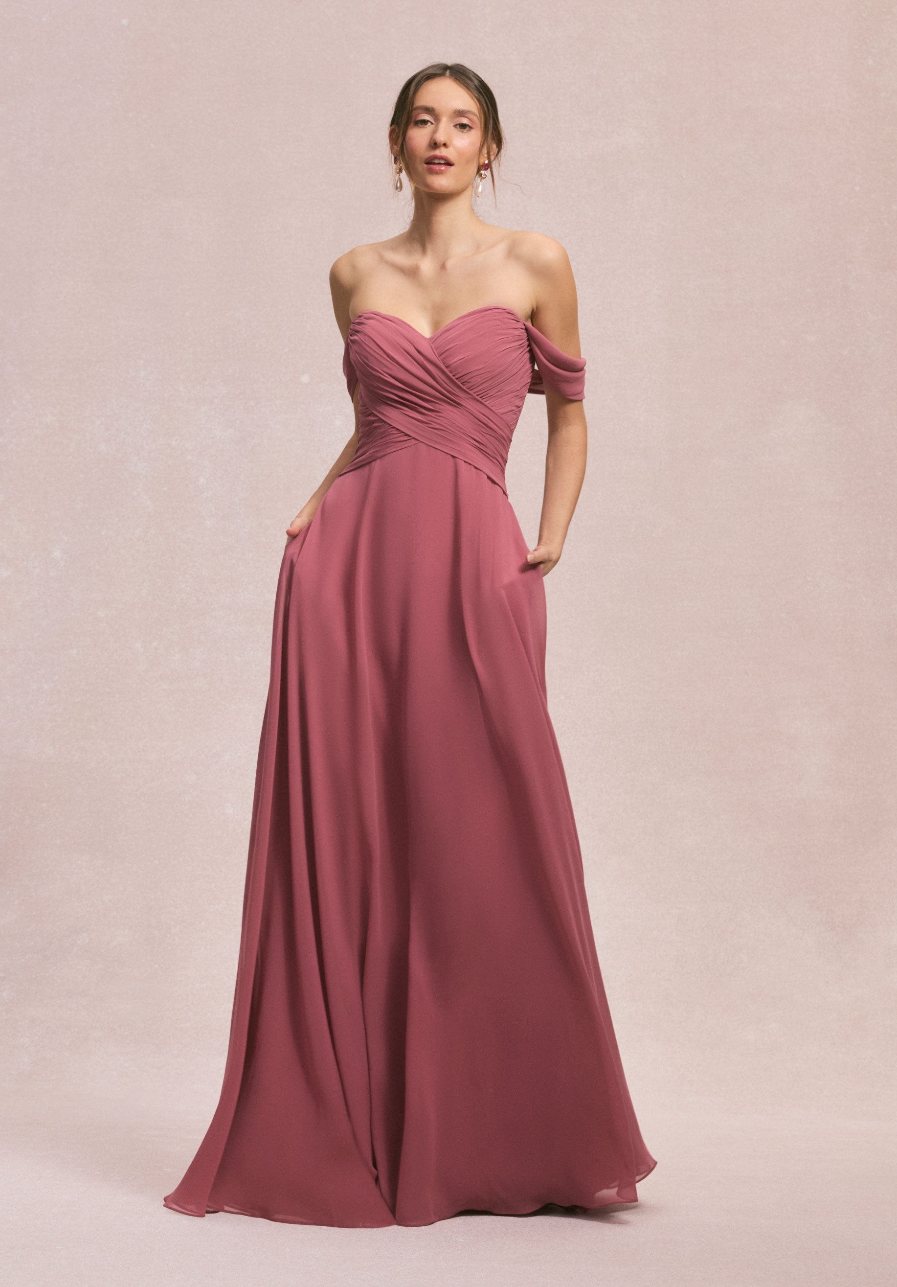 Ruched Sweetheart A-line Bridesmaid Dress - Morilee Ruched Sweetheart A-line Bridesmaid Dress - Morilee