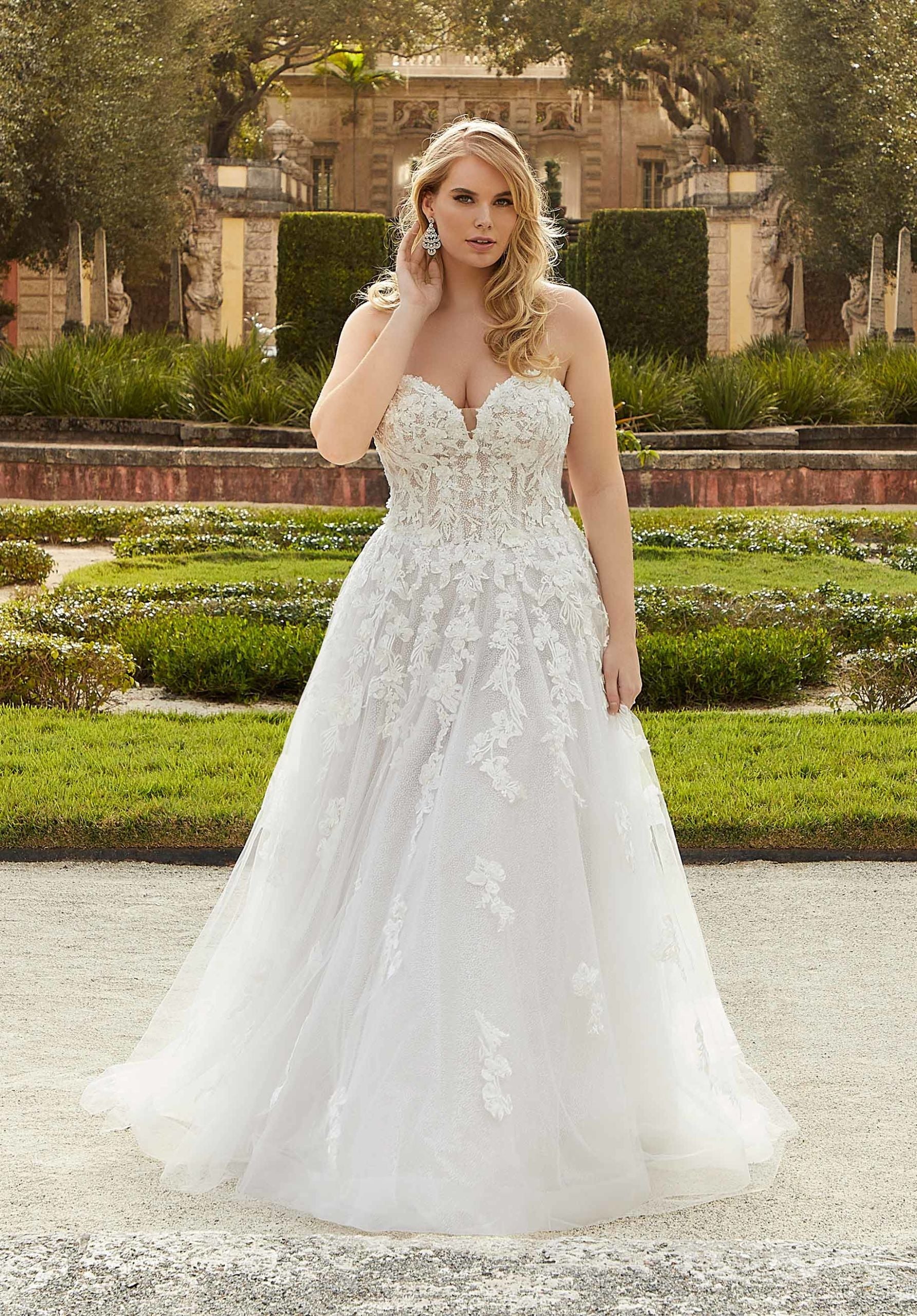 mori lee short wedding dresses Mori Lee 9594 Feather Straps Sheer Bodice Short Damas Dress