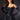 Larissa satin ball gown prom dress with a scoop neckline.