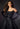 Larissa satin ball gown prom dress with a scoop neckline.