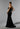 Crepe Sheath Evening Gown with Feathered Neckline Morilee