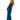 One Shoulder Fit and Flare Evening Gown in Stretch Crepe Morilee
