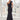 One Shoulder Floral Drape Evening Gown in Scuba Jersey Morilee