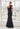 One Shoulder Floral Drape Evening Gown in Scuba Jersey Morilee