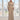 Long Sleeve Draped Metallic Knit Evening Gown Morilee