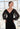 Long Sleeve Draped Metallic Knit Evening Gown Morilee