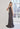 Asymmetrical Floral Appliqué Evening Gown Morilee