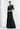 Beaded V-Neck Scuba Knit Evening Gown Morilee