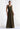 Draped V-Neck Stretch Mesh A-Line Evening Gown Morilee