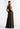 Draped V-Neck Stretch Mesh A-Line Evening Gown Morilee