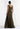 Draped V-Neck Stretch Mesh A-Line Evening Gown Morilee