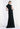 V-Neck Cap Sleeve Crepe Evening Gown Morilee
