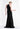 Beaded Collar Halter Neck Fit and Flare Evening Gown Morilee