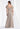 Asymmetrically Draped Metallic Knit Evening Gown with Flutter Sleeves Morilee