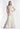 Metallic Brocade Fit and Flare Evening Gown with Ruffle Draped Back Morilee