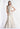 Metallic Brocade Fit and Flare Evening Gown with Ruffle Draped Back Morilee