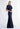 Strapless Crepe Fit and Flare Evening Gown with Detachable Beadded Capelet Morilee