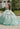 Ombré Patterned Sequin Quicneañera Dress