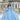 Patterned Glitter Tulle Quinceañera dress with Bishop Sleeves