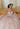 Floral Patterned Glitter Quinceañera Dress with Crystal Beading and Bow Details Morilee