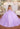 Crystal Beaded Sheer Corset Quinceañera Dress Large Rosette Morilee