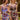 Contrasting Three Dimensional Floral Fit and Flare Morilee