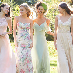 Why We Love Mismatched Bridesmaids Dresses