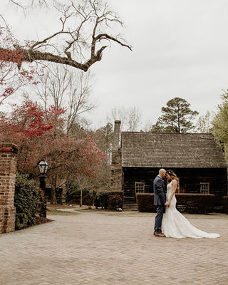 Morilee real bride Talin wearing Renee