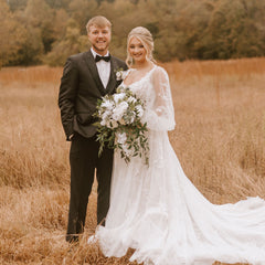 Ethereal Boho Wedding: Morilee Real Bride Skylar
