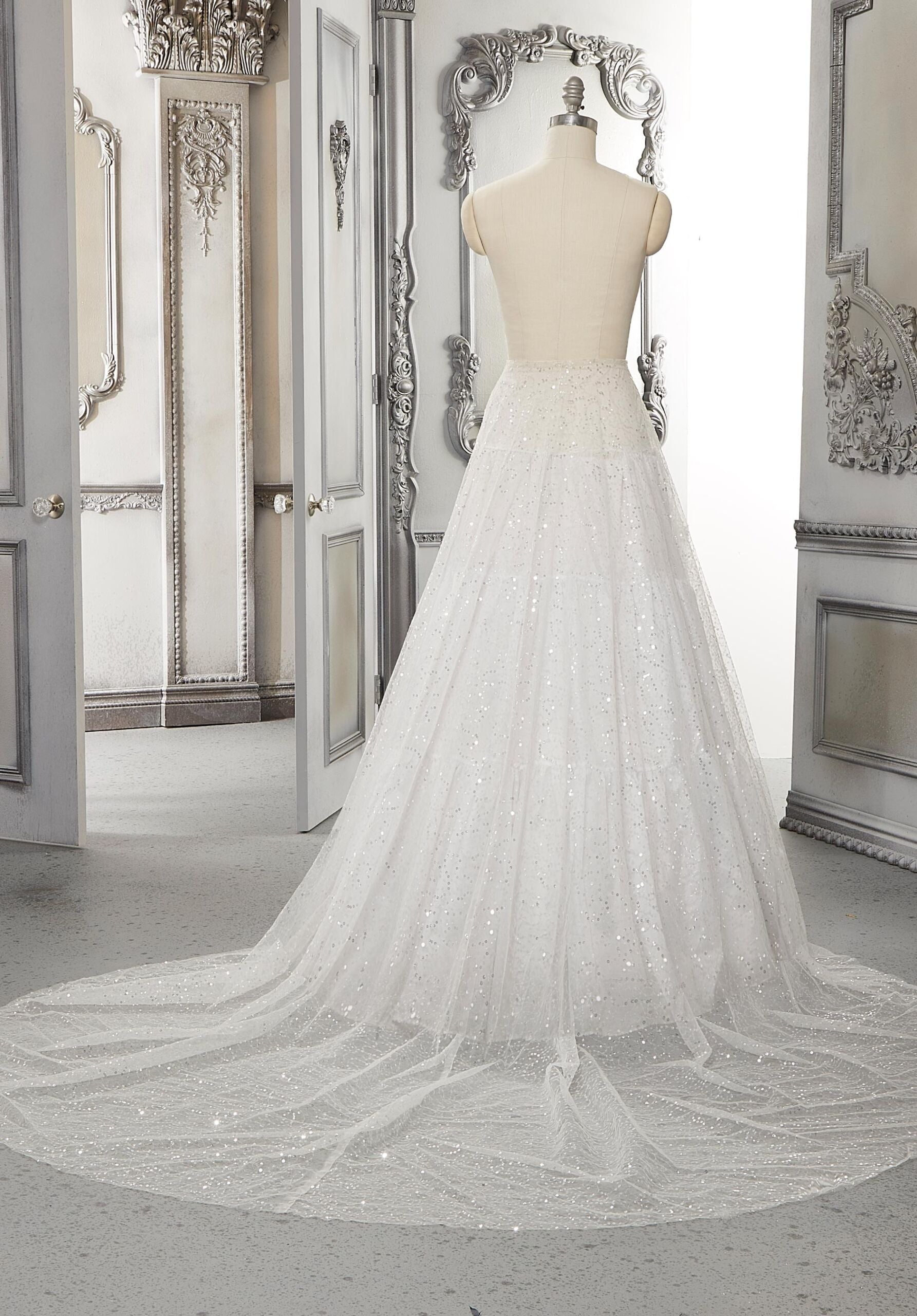 Sequined Net Underskirt Morilee