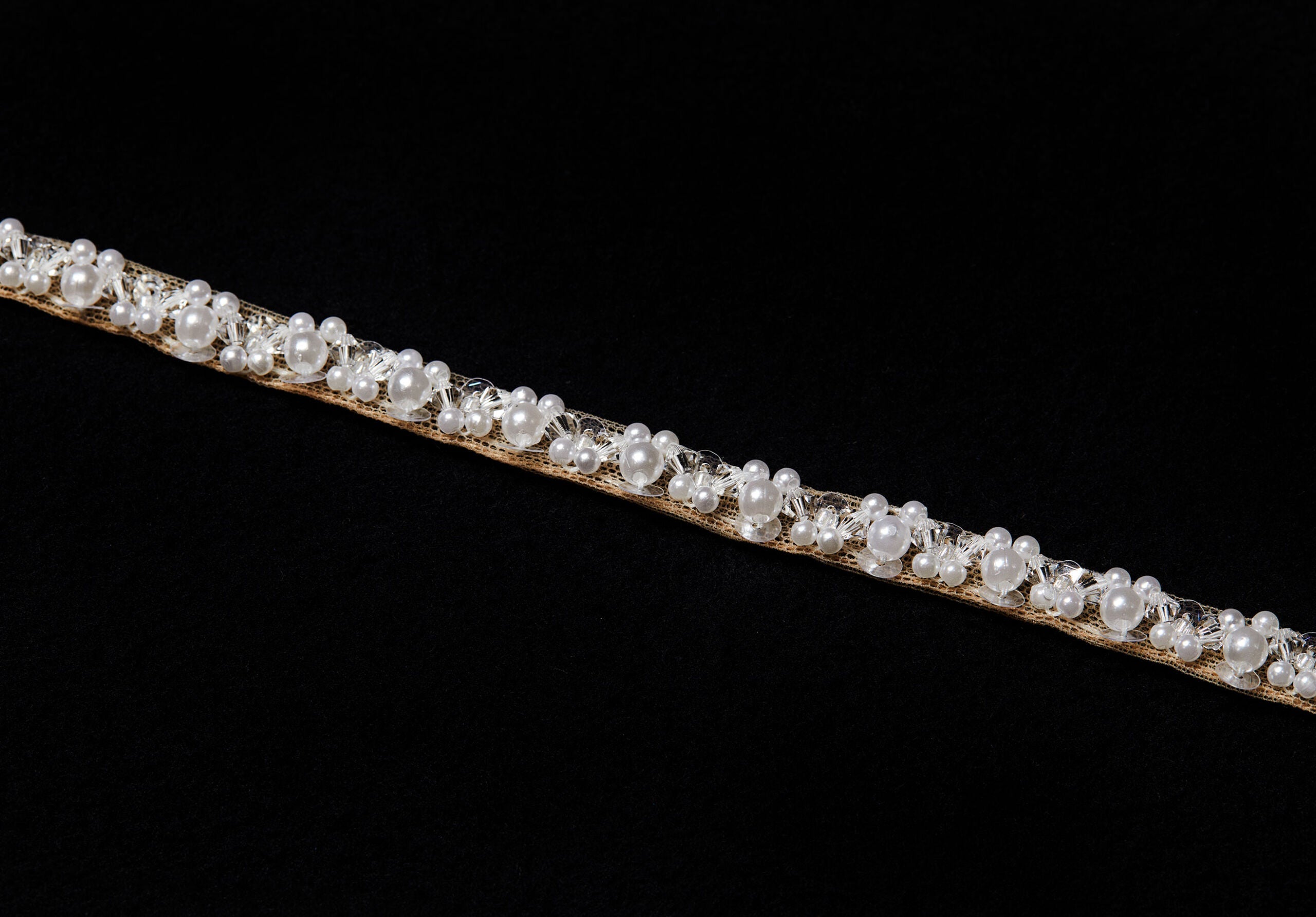 Beaded Lace Trim Morilee
