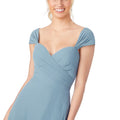 Sweetheart Cap Sleeve Chiffon Bridesmaid Dress Morilee