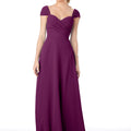 Sweetheart Cap Sleeve Chiffon Bridesmaid Dress Morilee